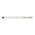 Laser Pointer Pen w/ Touch Stylus - White
